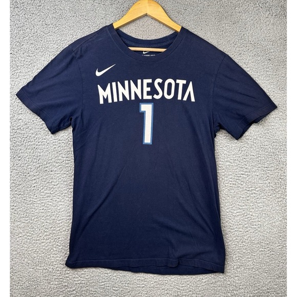 Nike Other - Anthony Edwards #1 Minnesota Timberwolves T Shirt Adult Small Blue